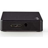 Nedis - USB Hub - 4 Poorten - USB 3.0 - Zwart - Externe Voeding - 0,80 Meter