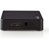 Nedis - USB Hub - 4 Poorten - USB 3.0 - Zwart - Externe Voeding - 0,80 Meter