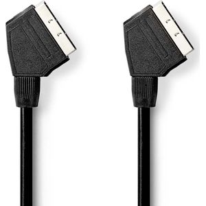 SCART-Kabel | SCART Male - SCART Male | 2,0 m | Zwart