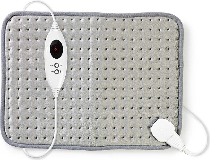 Elektrisch Verwarmingskussen - Grijs - Polyester - 6 standen