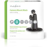 Nedis - Camera Bevestiging - Zwart - Staal - Maximaal gewicht 3 kg
