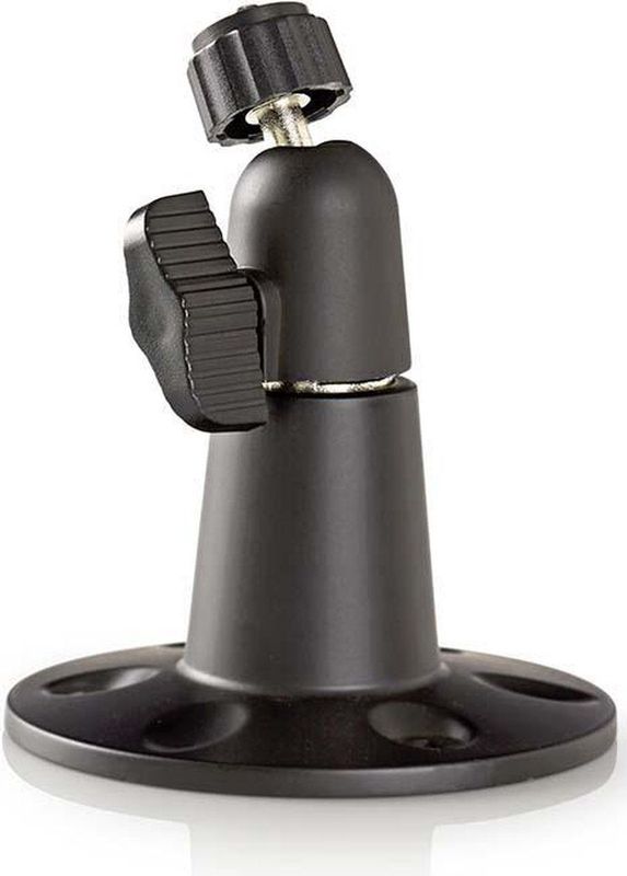 Nedis - Camera Bevestiging - Zwart - Staal - Maximaal gewicht 3 kg