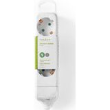 Stekkerdoos - 3 Contacten - Wit - Zonder Kabel