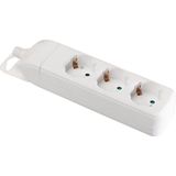 Stekkerdoos - 3 Contacten - Wit - Zonder Kabel