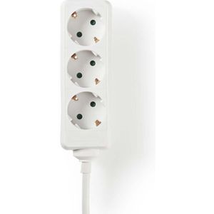 Nedis exso315f1wt stekkerdoos beschermend contact 3-weg 1,5 m wit