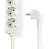 Nedis - Stekkerdoos - 3-voudig - Wit - 1.5 Meter Kabel