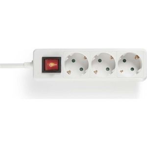 Nedis - Stekkerdoos - Randaarde - 3-wegs - 3.00 m - 3680 W - 16 A - 230 V AC
