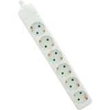 Stekkerdoos - 6 Contacten - Wit - Zonder Kabel