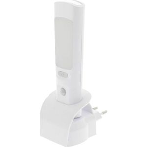 Nedis - LED Oriëntatielicht en Zaklamp - Oplaadbaar - Bewegingssensor - 37 lm
