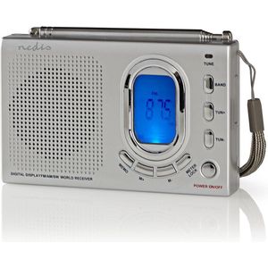 Draagbare Radio AM/FM/SW (Batterije - Alarm)