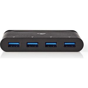 Nedis - USB-adapter - USB 3.2 Gen 1 - Zwart - 4X USB-A