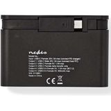 Nedis - USB-C Hub - USB 3.0 - Zwart - 100 Watt - 4 Havens