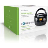 CD-Speler Boombox - Batterij Gevoed / Netvoeding - Stereo - 9 W - Bluetooth - FM - USB-weergave