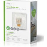 Nedis - DUBG220SIB12 - Stofzuigerzakken - Wit - 12 Stuks