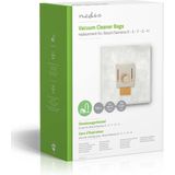 Nedis - DUBG220SIB12 - Stofzuigerzakken - Wit - 12 Stuks