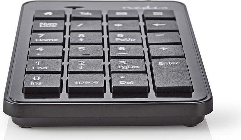 Nedis - Numeriek Toetsenbord - USB - Zwart - Multimediatoetsen