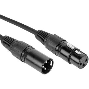 Nedis 3-pins XLR (m) - 3-pins XLR (v) DMX kabel - 0,50 meter