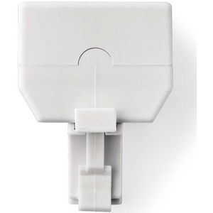 Nedis - Telecom RJ11 Splitter - Wit - RJ11 Male naar 2x RJ11 Female