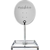 Satelliet Balkon Standaard - Zilver - Staal - 4 x 30 x 30 cm