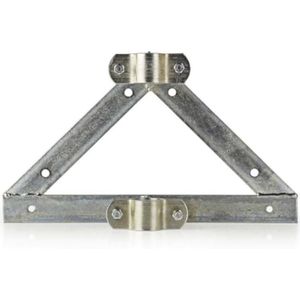 Satelliet Muurbeugel Staal 90 mm / 32 - 42mm Zilver
