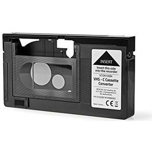 VHS-C naar VHS converter | Nedis | Zwart (Plug and play)
