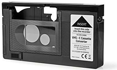 VHS-C naar VHS converter | Nedis | Zwart (Plug and play)