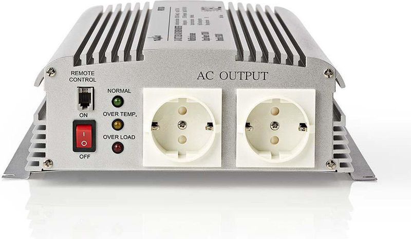 Gemodificeerde Sinus Spanningsomvormer - 24V naar 230V - Zilver - 1700W