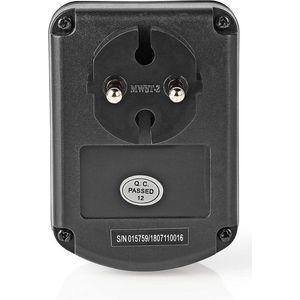 Nedis Power Converter - Netvoeding - 230 V AC 50 Hz - 30 W - Randaarde stekker - Zwart