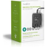 Nedis Power Converter - Netvoeding - 230 V AC 50 Hz - 65 W - Euro - Zwart