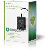 230V naar 110V Stroomomvormer - Geaard - 100W