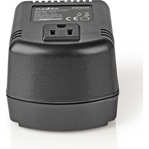 Nedis Power Converter - Netvoeding - 230 V AC 50 Hz - 70 W - Randaarde stekker - Zwart