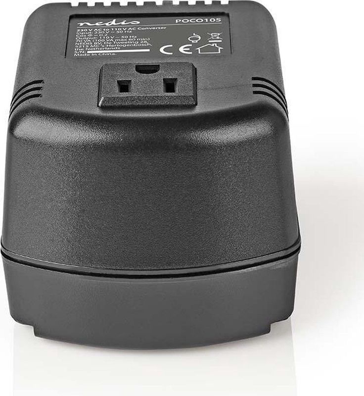 230V naar 110V Stroomomvormer - Geaard - 100W