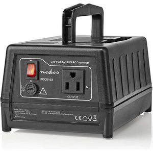 230V naar 110V Stroomomvormer - Geaard - 300W