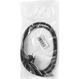 Nedis - Oven Netsnoer - Stroomkabel - Zwart - 1,50 m