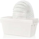 Nedis - Condensbak voor Droger - Ø 105 mm - Uitrekbaar tot 1.5 Meter