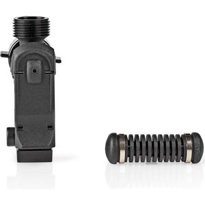 Nedis Elektronische Waterstop - 3/4"" buitendraad - 3/4"" Binnendraad - Geschikt voor: Dishwasher / Washing Machine - Zwart
