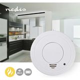 Nedis - Rookmelder - Batterijvoeding - Inclusief Alarm
