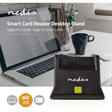 Nedis - Smartcard Bureaumodel Cardreader - USB-A - USB2.0 - Compatibel met Smartcards