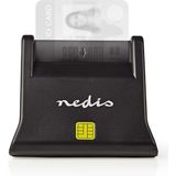 Nedis - Smartcard Bureaumodel Cardreader - USB-A - USB2.0 - Compatibel met Smartcards