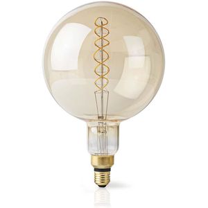LED-Filamentlamp E27 | G200 | 5 W | 280 lm | 2000 K | Dimbaar | Warm Wit | Retrostijl | 1 Stuks