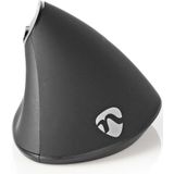 Nedis - Ergonomische USB Muis - Zwart - USB-A - 3600 dpi - 1,6 Meter