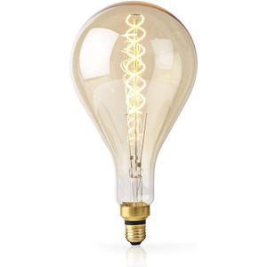 Nedis - LEDBTFE27A160 - Retro Led-lamp - Goud - E27 - Dimbaar