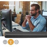 Nedis - Polsondersteuner - Zwart - Soft Gel - 465 x 60 x 22 mm