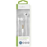 Nedis - HPWD2020WT - Koptelefoon - Wit - Bedraad - 1,2m