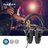 Nedis Over-ear Koptelefoon - 2.50m Kabellengte - Volumebediening - Zwart