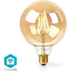SmartLife LED Filamentlamp | Wi-Fi | E27 | 500 lm | 5 W | Warm Wit | 2200 K | Glas | Android / IOS | G125 | 1 Stuks