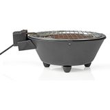 Elektrische Barbecue Rond 30cm Zwart 1250w