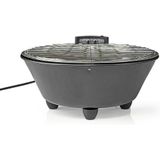 Elektrische Barbecue Rond 30cm Zwart 1250w