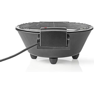 Elektrische Barbecue Rond 30cm Zwart 1250w