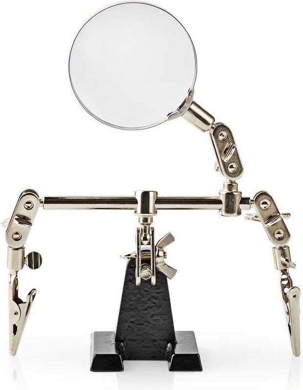 Nedis - Derde Hand - Met Vergrootglas - Verstelbaar